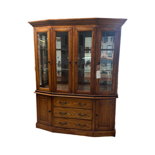 83835 - Winners Only 2pc China Cabinet 65x20x82