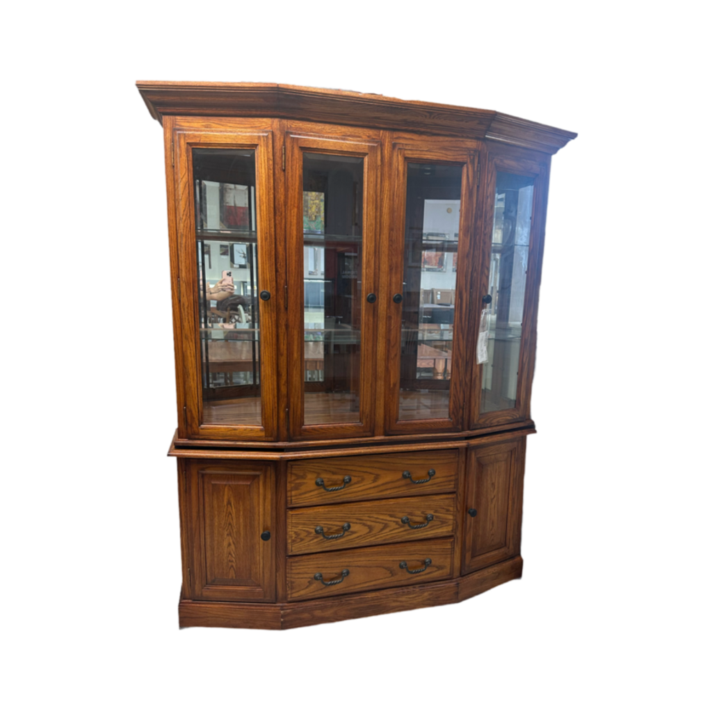 83835 - Winners Only 2pc China Cabinet 65x20x82