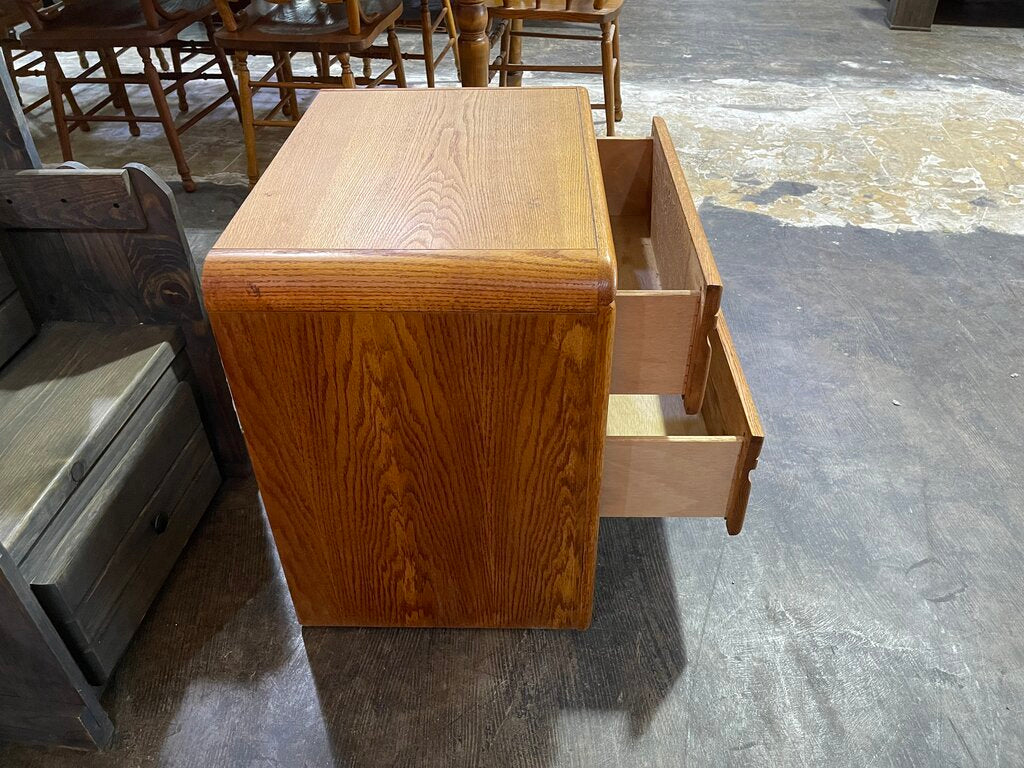 83784 - Black Hawk Oak Nightstand 23x16x24