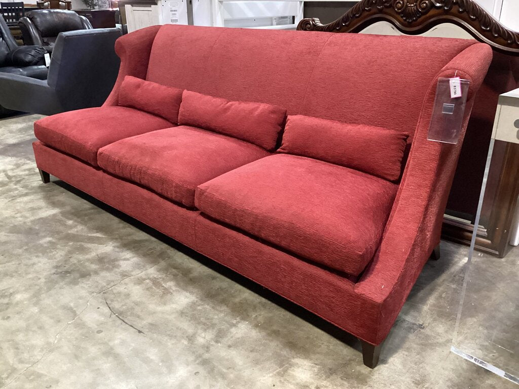 83790 - Baker Villa Red Sofa 95x34x38