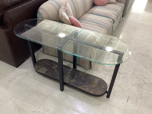 83811 - Glass Accent / Entryway Table 52x20x28