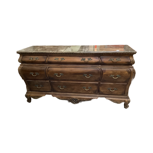 83805 - Kathy Ireland Home Marble Top Dresser 67x20x36