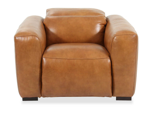 83899 - Boulevard Derrick Camel Leather Chair 47x44x31