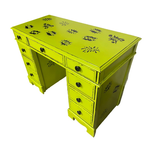 83906 (8442-28) Pop Art Comic Desk 41x19x29