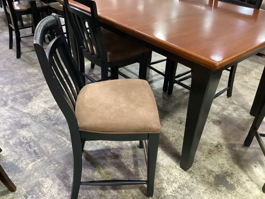 83890 - Broyhill 7pc Counter Height Table w/Leaf 48x48x35