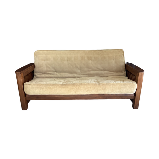 83913 Wood Futon w/8" Mattress 85x42-54x36