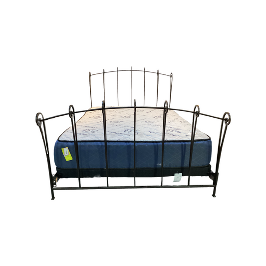 83909 (8442-31) Metal Queen Sleigh Bed Frame 60x92x50