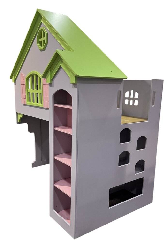 83399 - Princess Doll House Twin Loft Bed 50x82x94