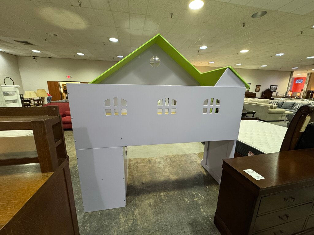 83399 - Princess Doll House Twin Loft Bed 50x82x94