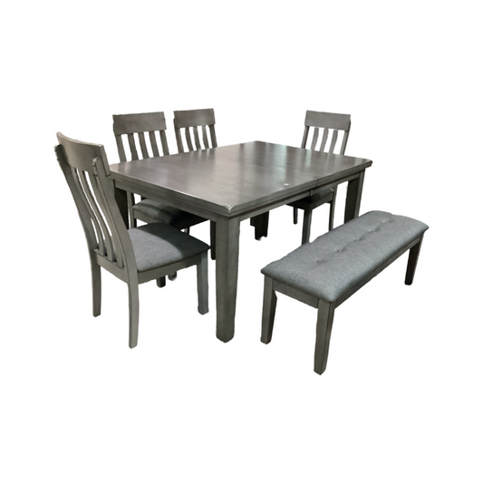 80619 Ashley Hallanden 6pc Dining Set 60-78x42x30