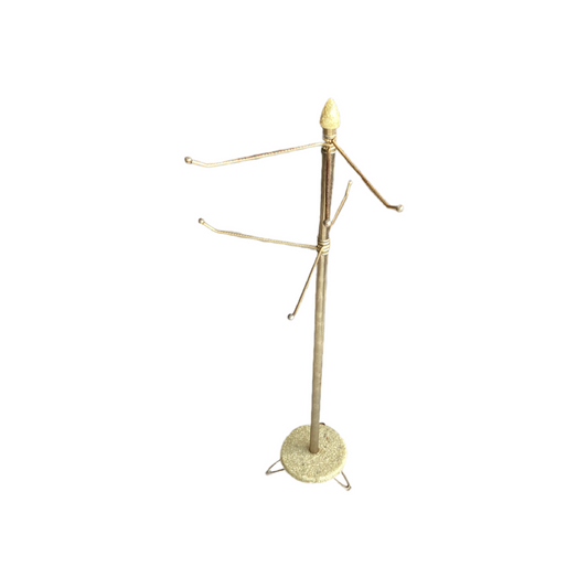 83949 Mid Century Lucite 44in Towel Scarf Rack