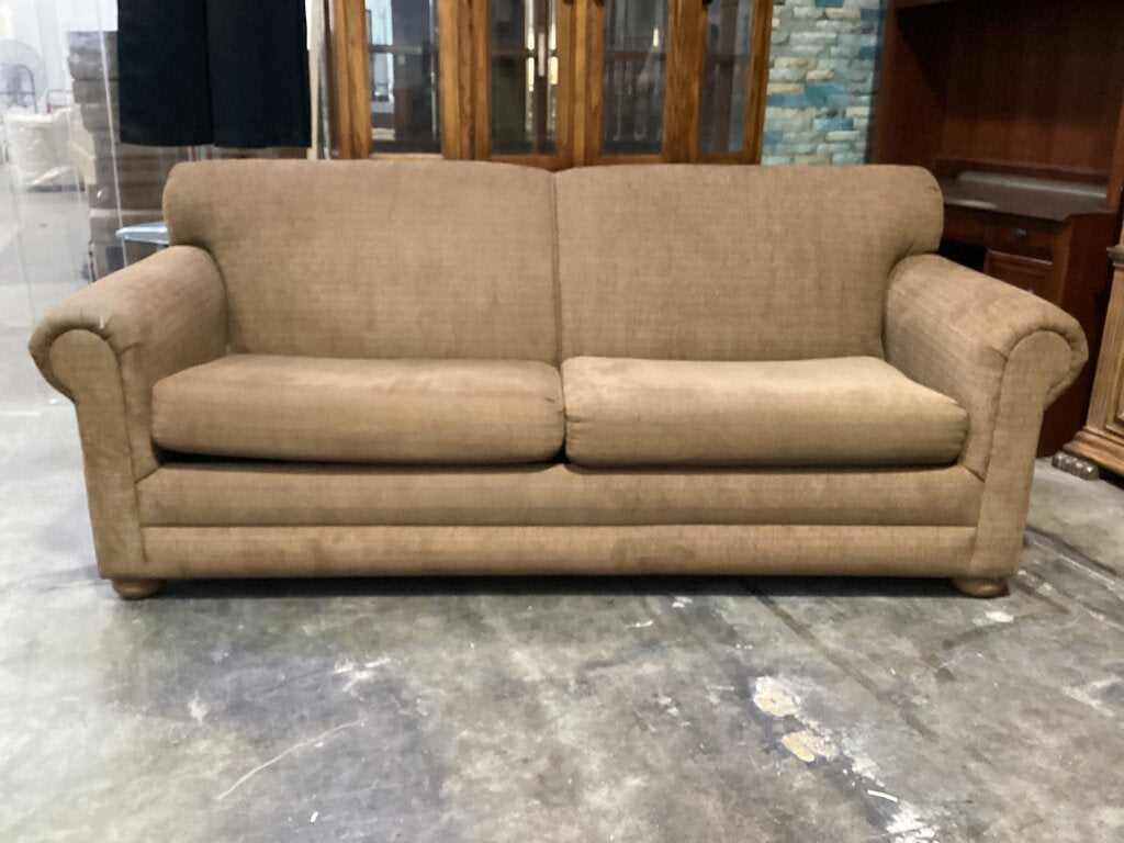 84000 Shotgun Brown Sleeper Sofa 83x35x36