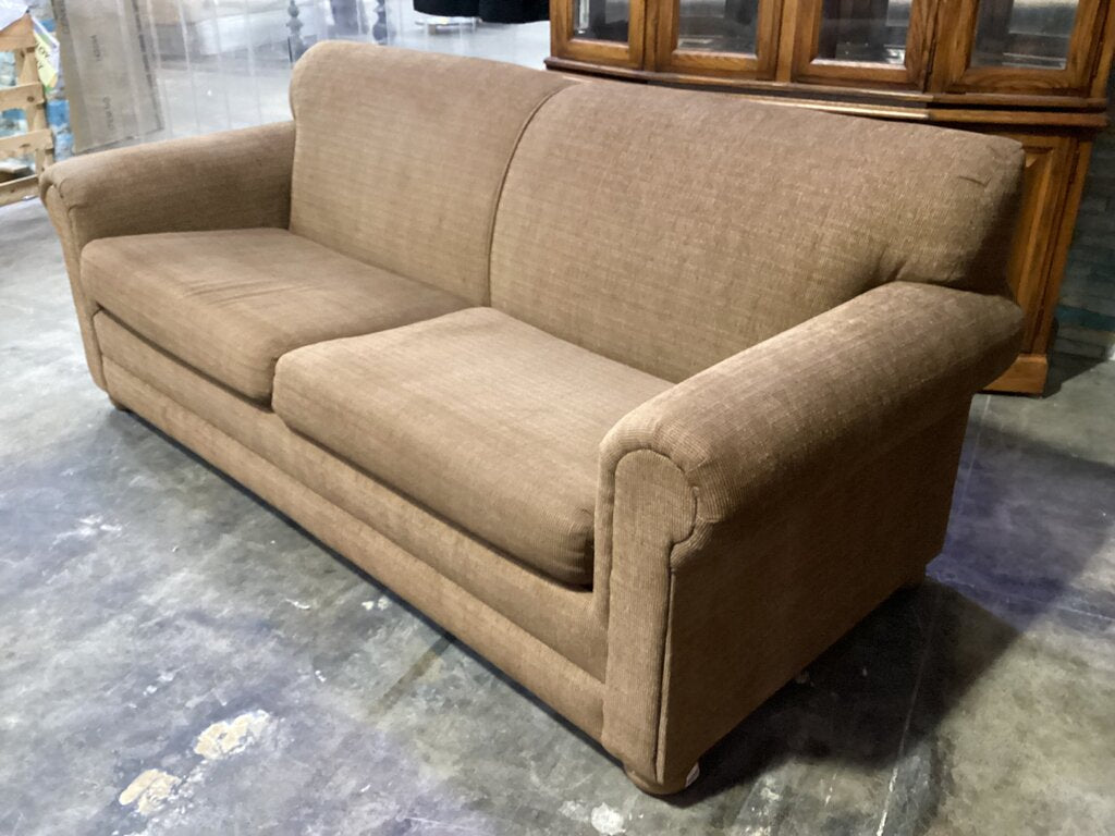 84000 Shotgun Brown Sleeper Sofa 83x35x36
