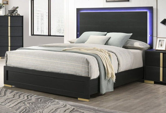 Eclipse NEW Queen LED Bed Frame 64x83x53 (118231-33)
