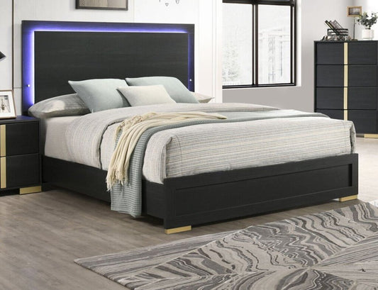 Eclipse NEW King LED Bed Frame 76x80x60 (118241-43)