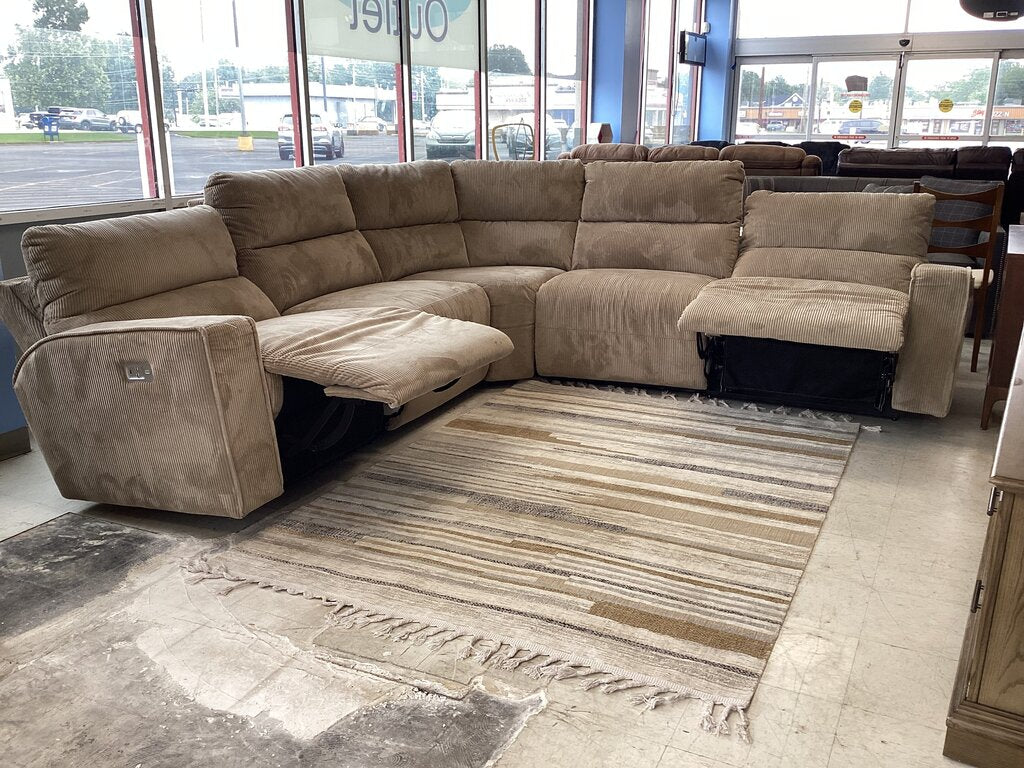 80699 - La-Z-Boy Maddox Driftwood 5pc Sectional