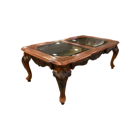 80692 Split Glass Coffee Table 31x54x19