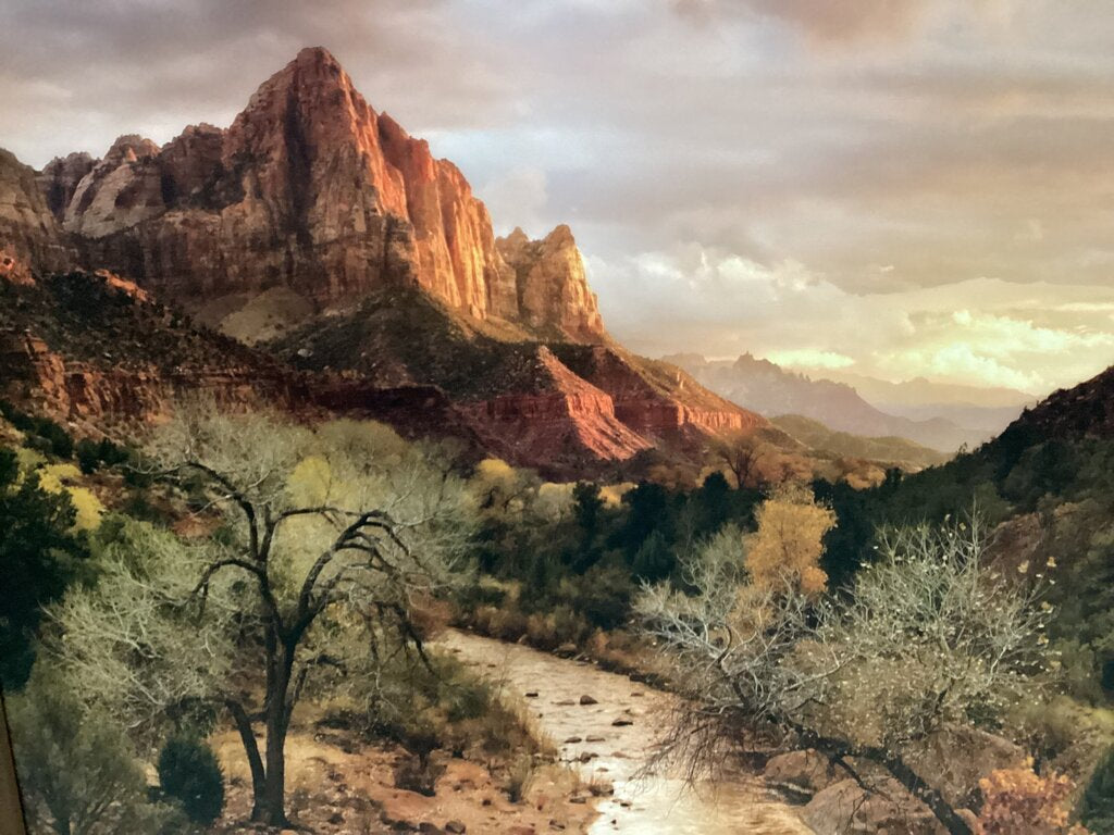 80712 - Kirklands Majestic Peaks Wall Picture 59x2x47