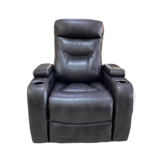 80678 Heritage Leather Power Home Theater Recliner 33x38x45