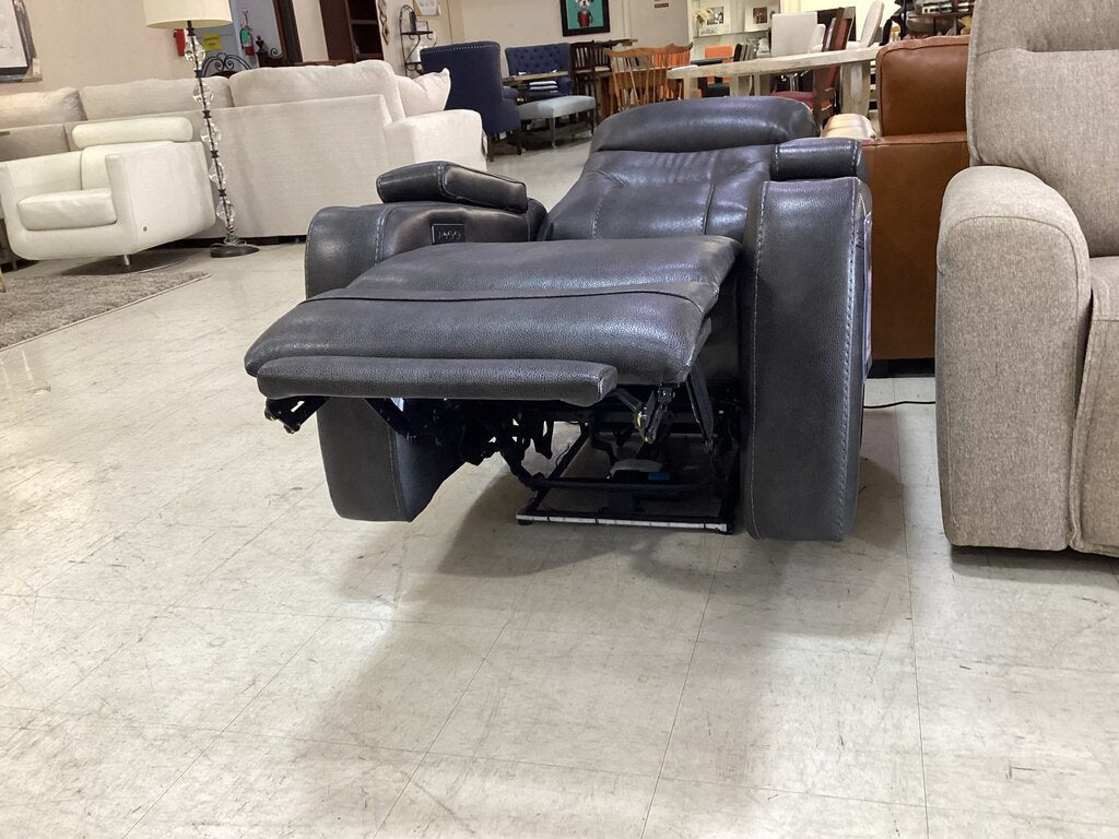 80678 - Heritage Leather Power Home Theater Recliner 33x38x45