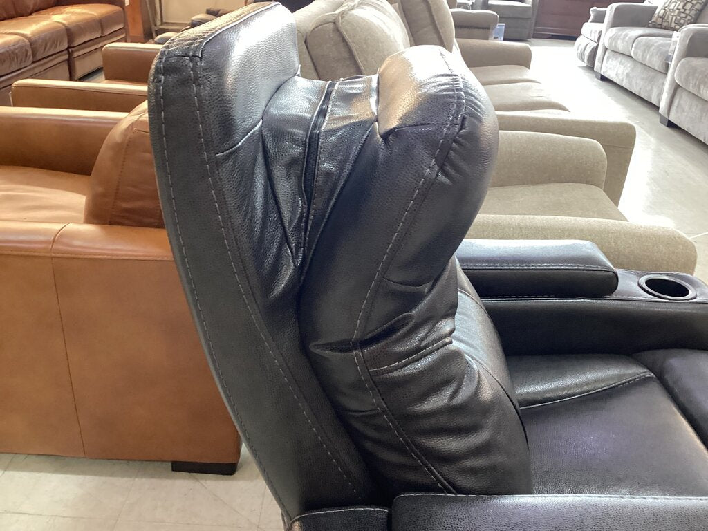 80678 - Heritage Leather Power Home Theater Recliner 33x38x45