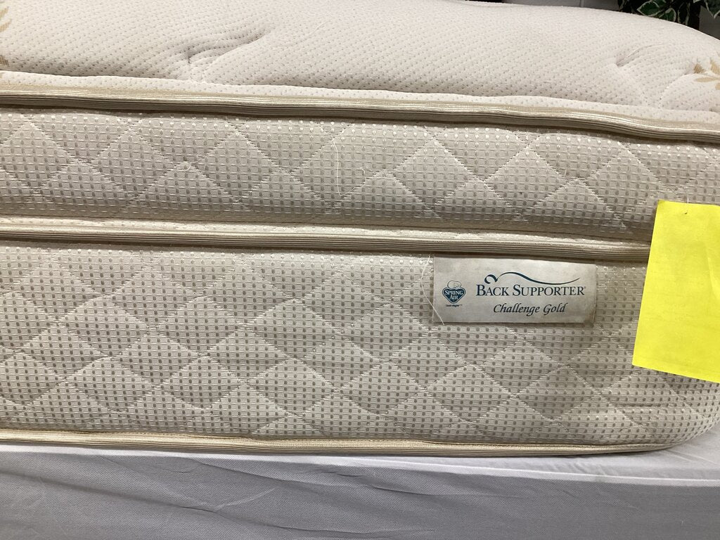 80718 - Spring Air Back Supporter Challenge Pillow Top Gold Queen 13"Mattress