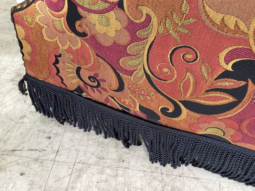 80726 - Camel Back Rolled Arm Floral Print Sofa & Loveseat LS(66x34x39) Sofa - (88x34x39)