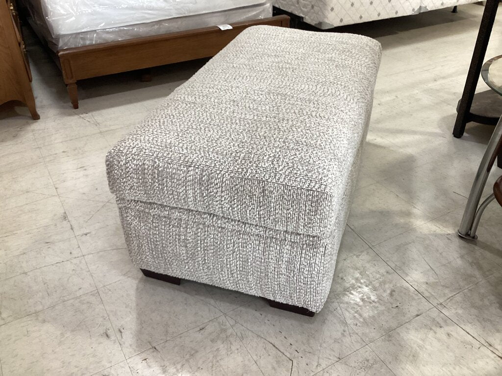 Reckon Taupe NEW Storage Ottoman 48x24x20 (52506-3811)