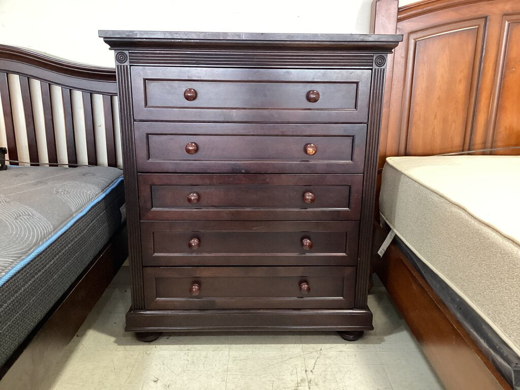 80772 Pinehurst Expresso 5 Drawer Chest 42x20x49