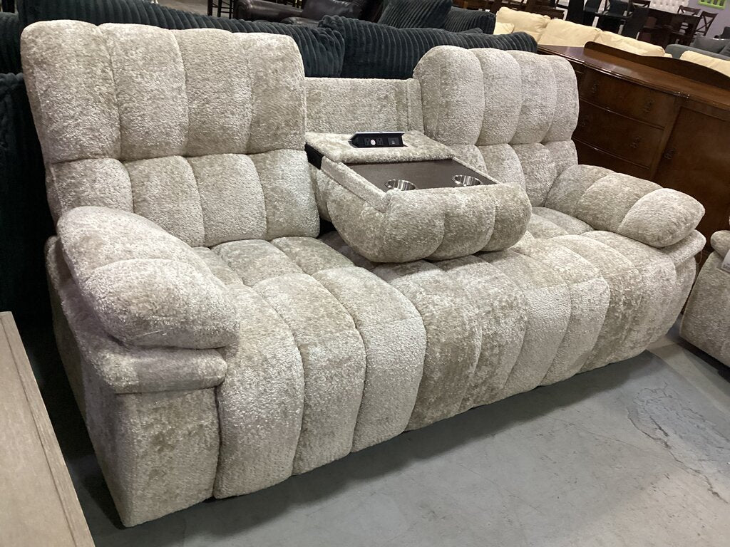 Everest Beige NEW Motion Sofa 89x41x40 (677520)
