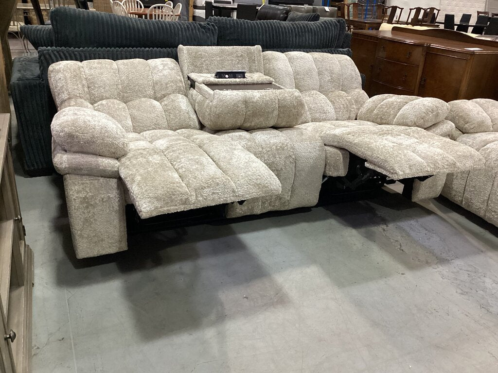 Everest Beige NEW Motion Sofa 89x41x40 (677520)