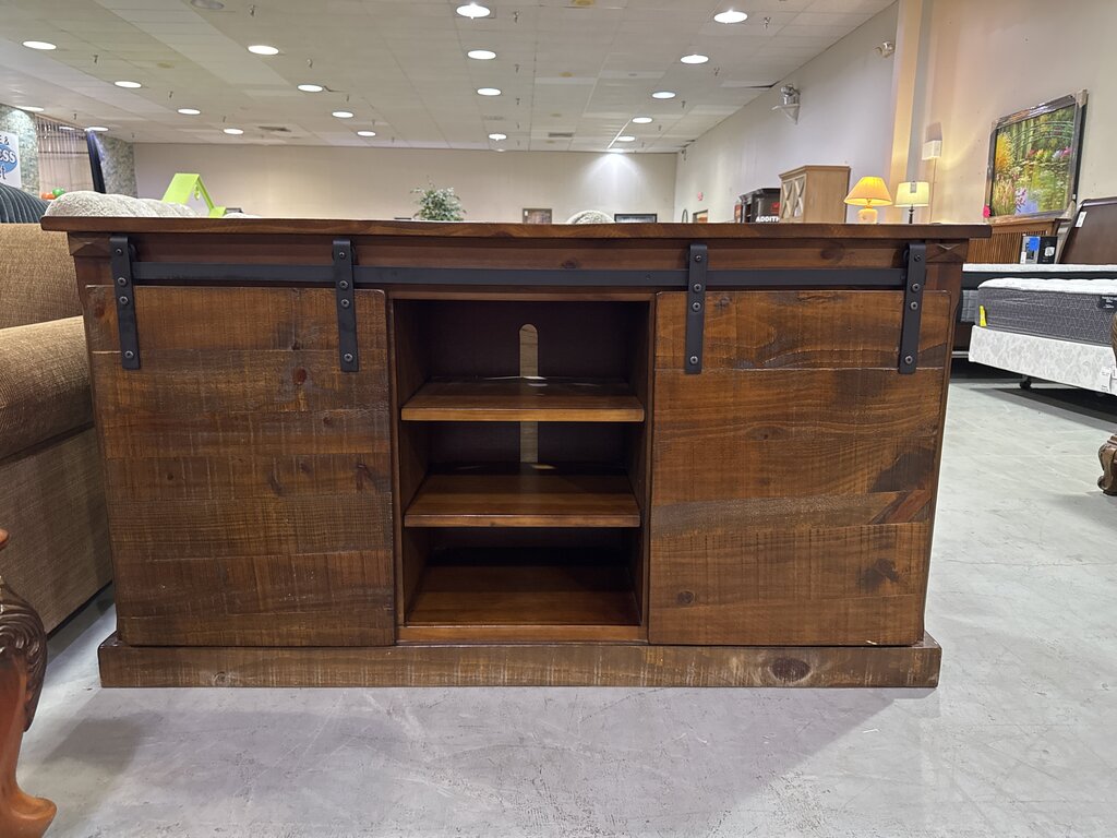 80796 - Mission Sliding Door TV Console 65x18x35