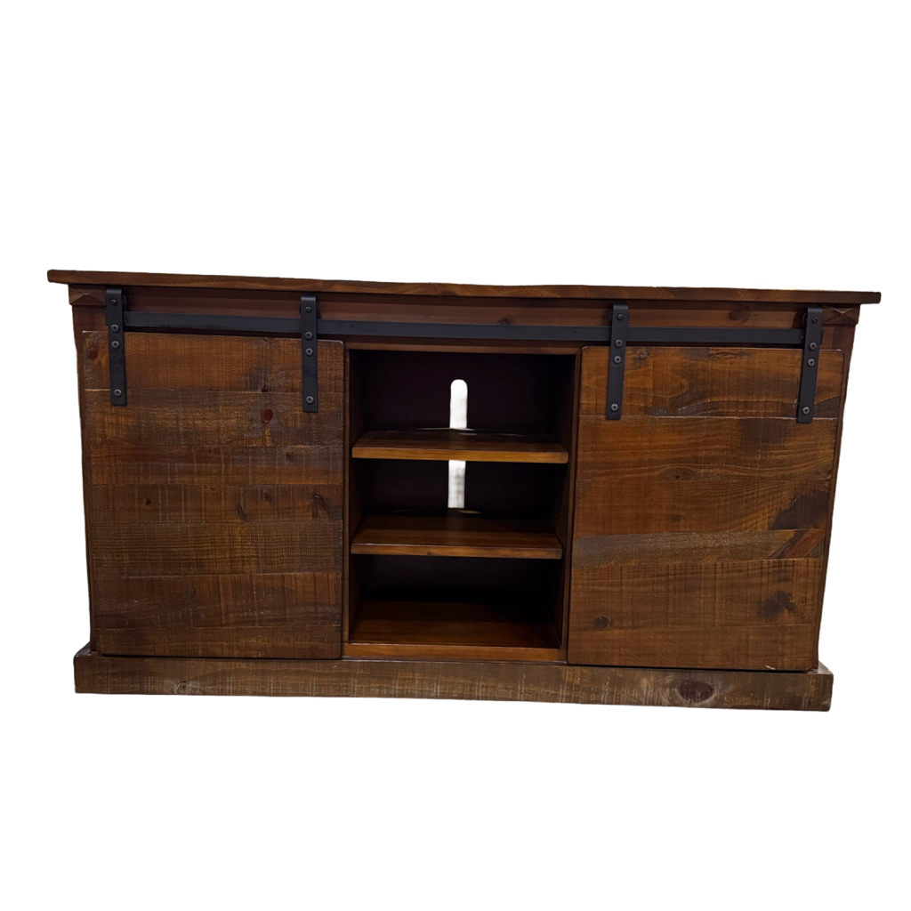 80796 - Mission Sliding Door TV Console 65x18x35