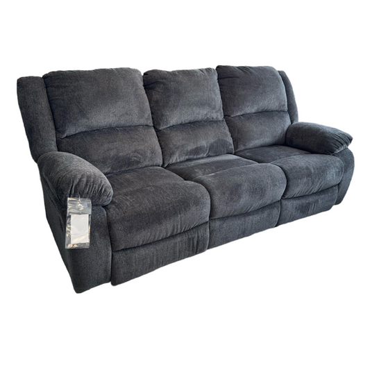 80786 Ashley Draycoll Slate Reclining Sofa 87"W x 37"D x 40"H