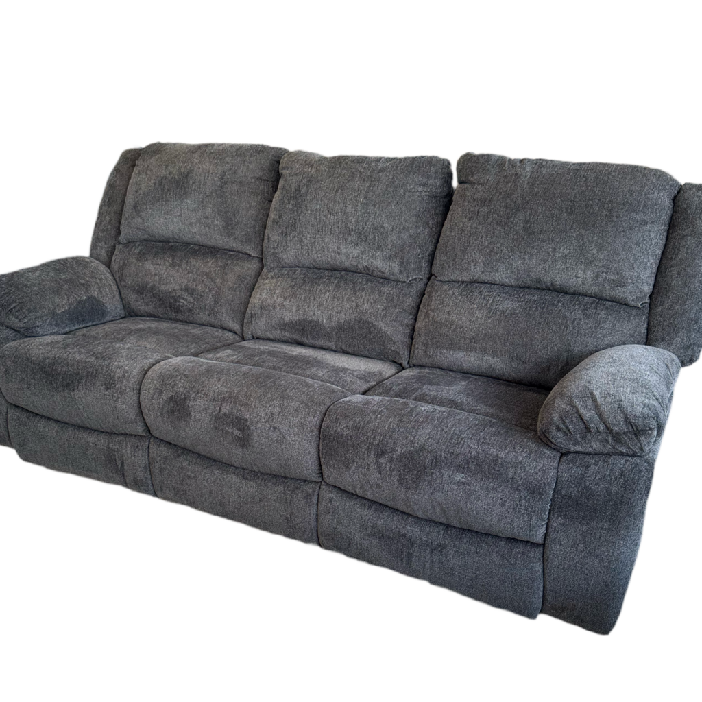 80786 Ashley Draycoll Slate Reclining Sofa 87"W x 37"D x 40"H