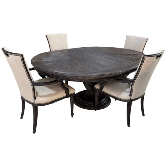 80809 - Hooker 5pc Traditions Dining Table 54x54-74x30