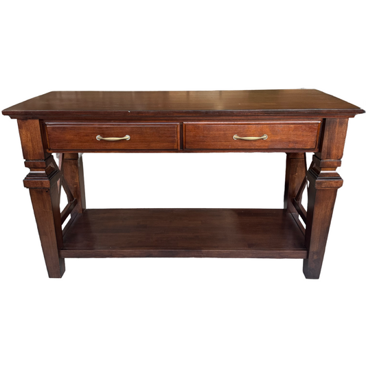 80764 - Two Drawer Server Buffett Console Table 54x21x33