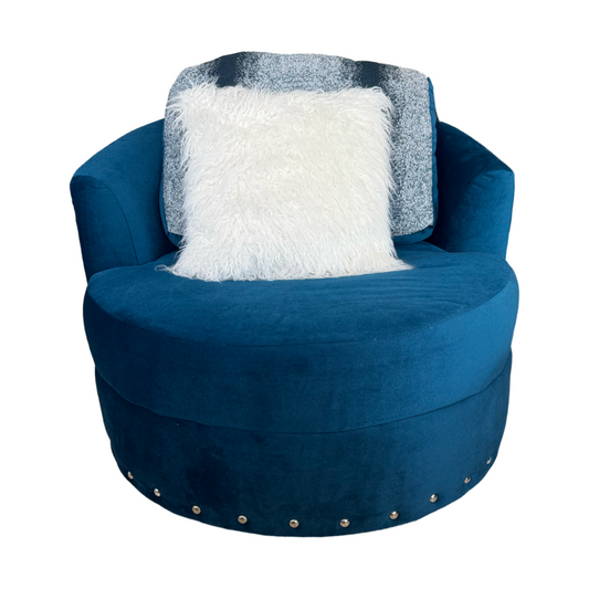 80837 (8257-7) Melon Sapphire Swivel Chair 37x37x31