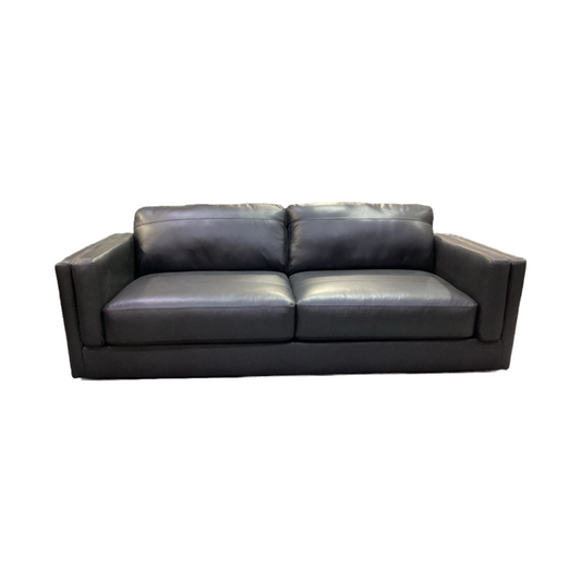 80841 - Ashley Amiata Onxy Leather Sofa 96x41x35