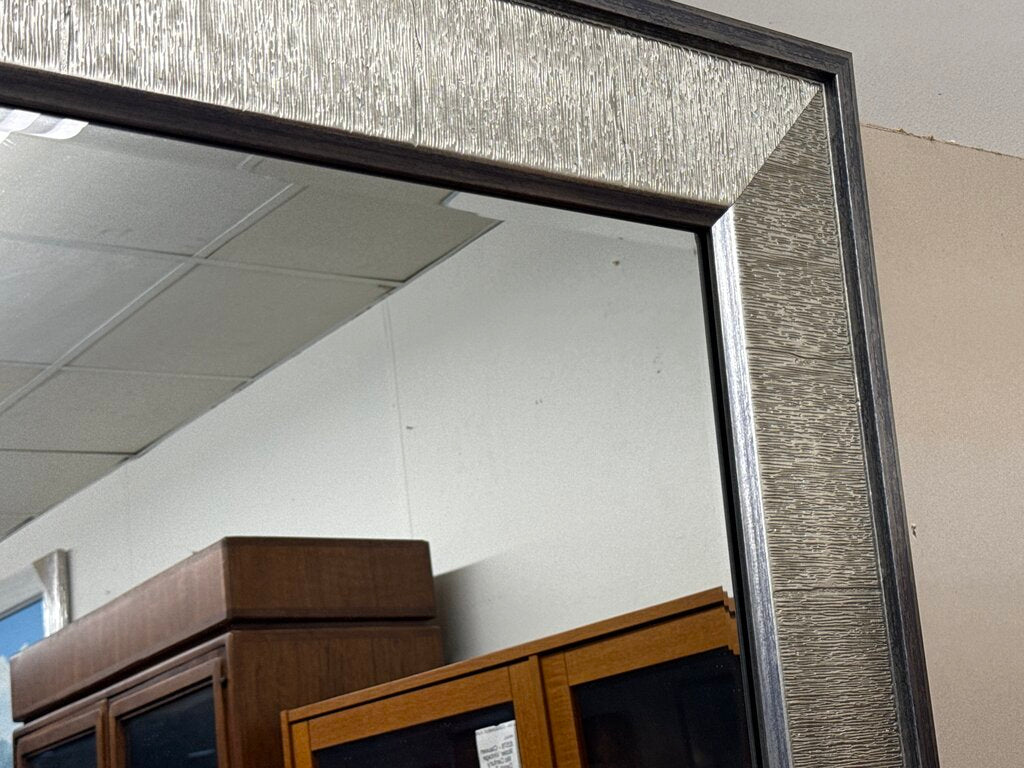 80819 - Silver Graffi Wall Mirror 24x70