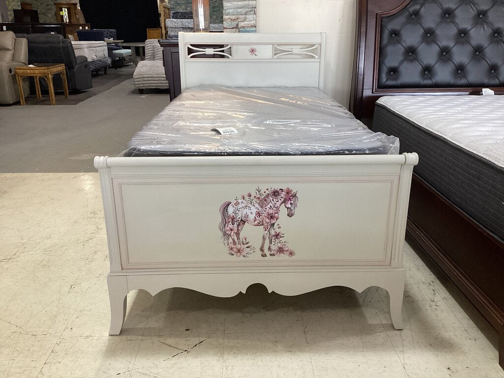 80843 (8442-34) Twin Sleigh Bedframe 42x80x42