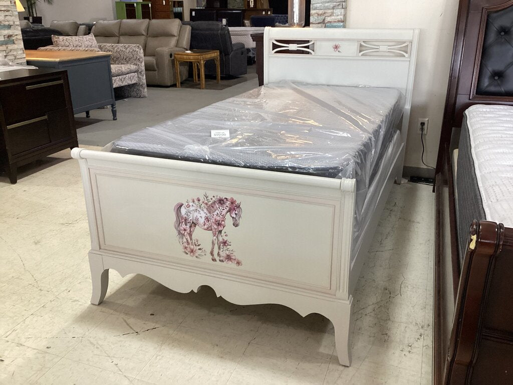 80843 (8442-34) Twin Sleigh Bedframe 42x80x42