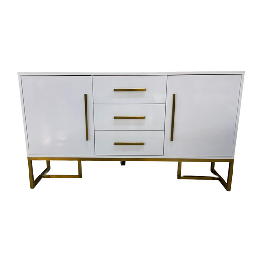 80858 - Modern White Sideboard 59x16x34