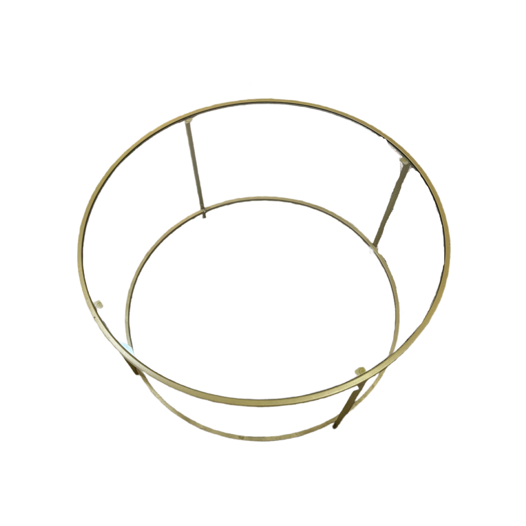 80862 - Round Glass Top Coffee Table 36x18