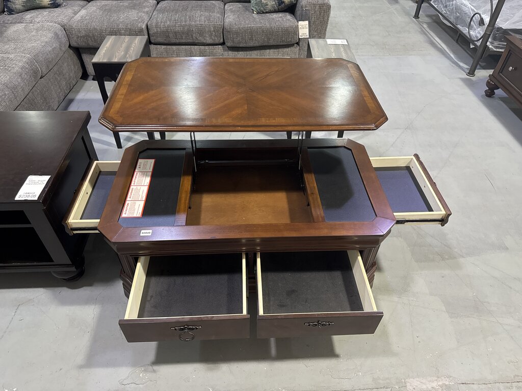 80849 - Ashley Hamlyn Lift Top Cocktail Table 45x20x25