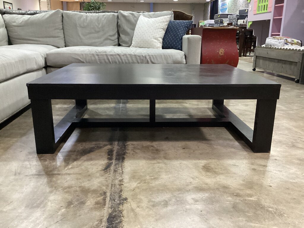 80868 Black Cocktail Table 42x56x17