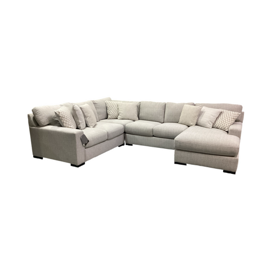 80881 - Ashley Larce Stone 4pc Sectional 129x102x38