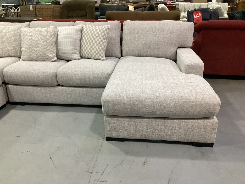 80881 - Ashley Larce Stone 4pc Sectional 129x102x38