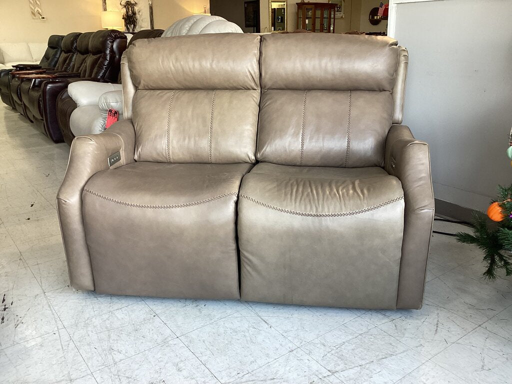 80856 Power Reclining Loveseat w/ Lumbar Support 55x34x37