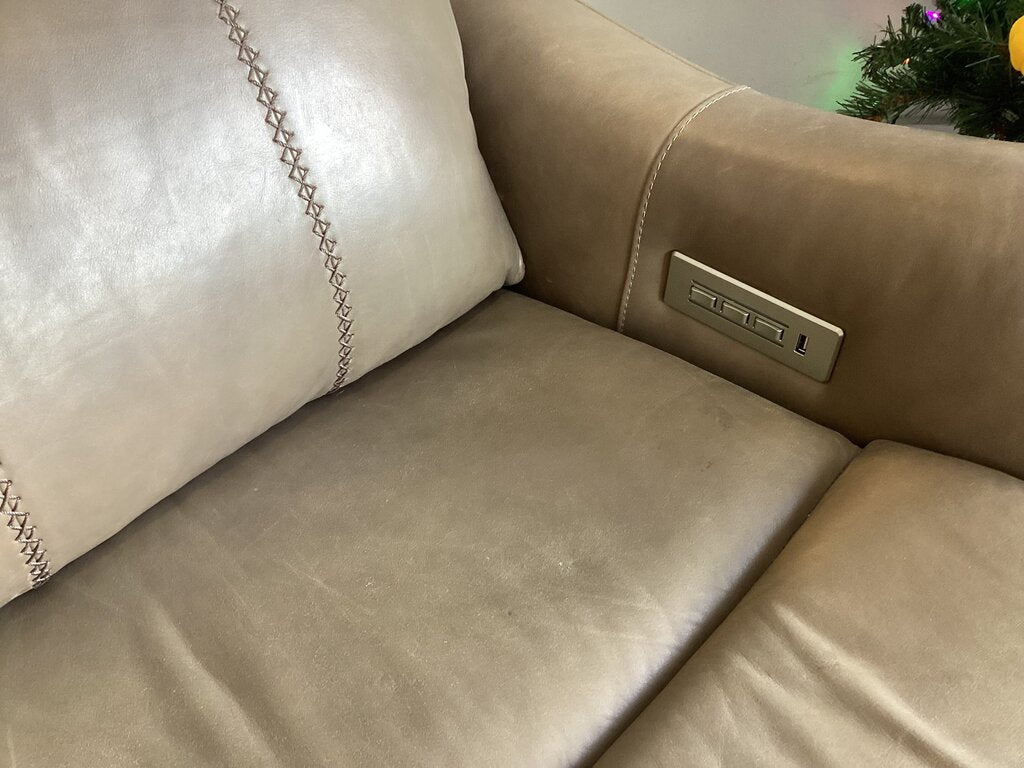 80856 Power Reclining Loveseat w/ Lumbar Support 55x34x37